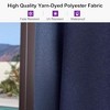 PURPLE LEA Cantilever Patio Umbrella with Base Included Square Umbrella with 360° Rotation and Aluminum Offset Hanging Outdoor Umbrella - 4 of 4