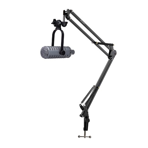 Mxl Bcd-1 Dynamic Broadcast Microphone (gray) Bundle With Boom Arm Mic Stand  : Target