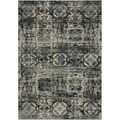 Oriental Weavers Gemini 2060V Charcoal/ Multi Indoor Area Rug - 5'3" x 7'6"