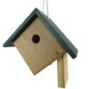 JCS Wildlife Cedar & Poly Wren, Chickadee, & Warbler Birdhouse - 3 of 4