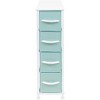 Sorbus 4 Drawers Narrow Dresser - with Steel Frame, Wood Top & Easy Pull Fabric Bins for Small Spaces, Closets, Bedroom, Bathroom & Laundry - 4 of 4