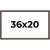 PosterPalooza | Simple Silver Picture Frame - UV Acrylic, Backing Board, Hanging Hardware Included - 2 of 4