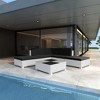 vidaXL Lounge Set White and Black - 2 of 4