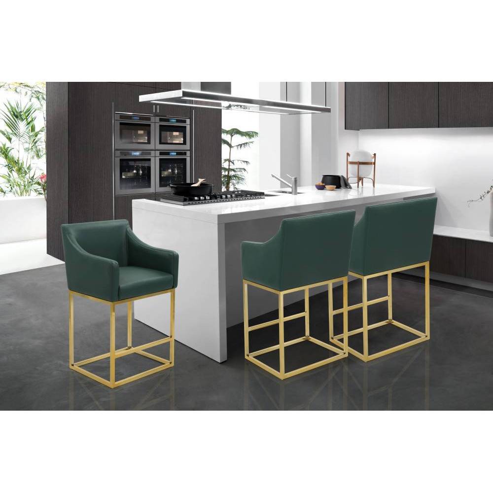 Cordele Counter Stool Green - Chic Home Design was $379.99 now $265.99 (30.0% off)