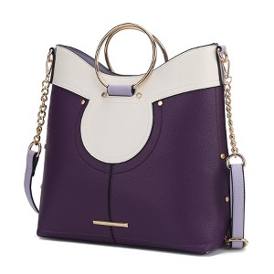 MKF Collection Kylie Women’s Top Handle Satchel Bag by Mia K - 1 of 4