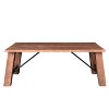 Angled Acacia Wood Coffee Table Natural - Timbergirl - image 2 of 3