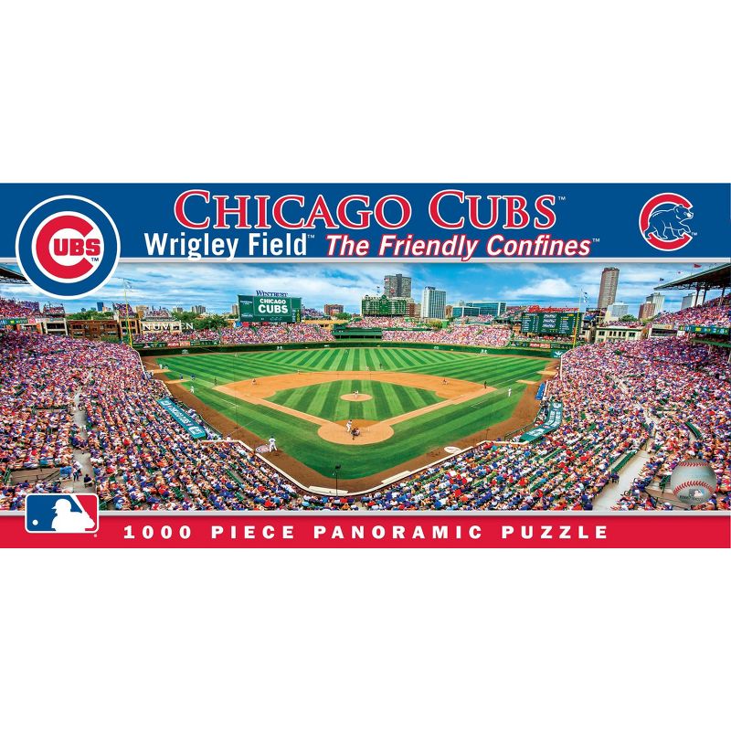 MasterPieces Sports Panoramic Puzzle - MLB Chicago Cubs Center View, 1 of 6
