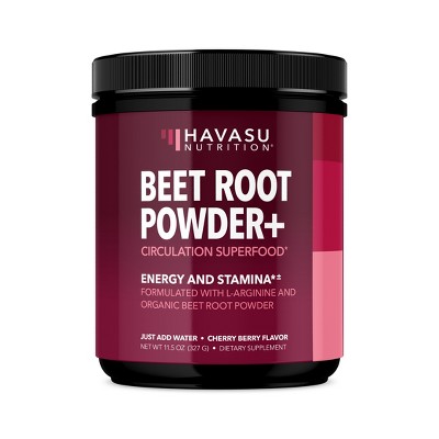 Beet Root Powder, Black Cherry Flavored, Havasu Nutrition, 327gm