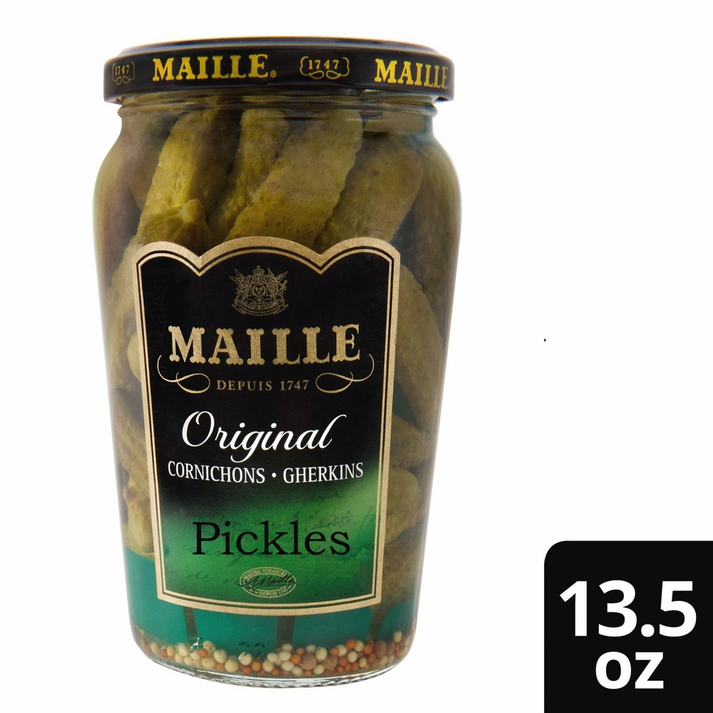 UPC 043646210389 product image for Maille Pickles Cornichons Original Small Gherkins - 13.5oz | upcitemdb.com