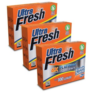 Ultra Fresh Platinum 6X Laundry Detergent Sheets - 1 of 4
