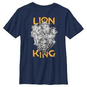 Boy's Lion King Animal Kingdom Crew T-Shirt - 1 of 4