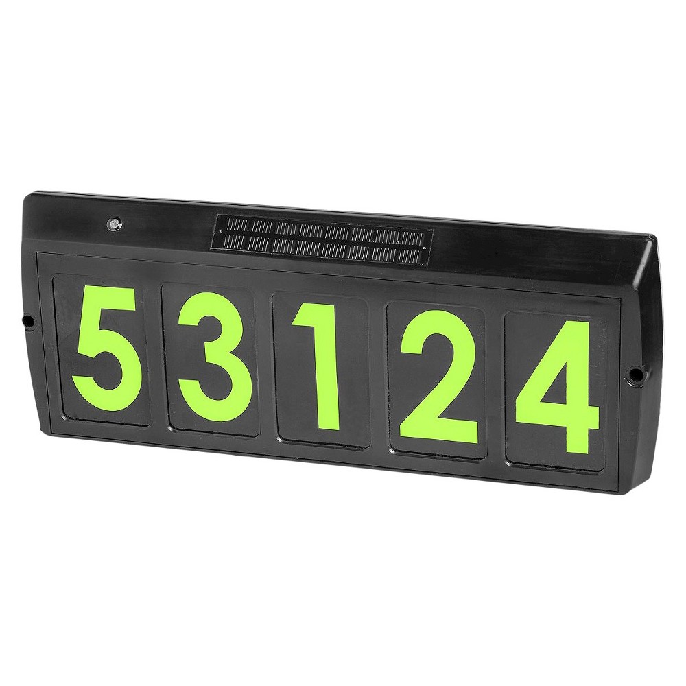 UPC 854433001277 product image for Gama Sonic Solar LED Illuminated Address Sign | upcitemdb.com