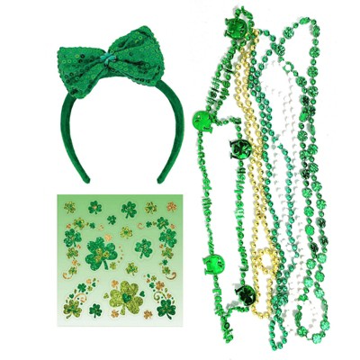 Birthday Express St. Patrick's Day Headband and Beads Bundle