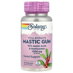 Solaray Vital Extracts, Mastic Gum, 1,000 mg, 45 VegCaps (500 mg per Capsule) - 1 of 2