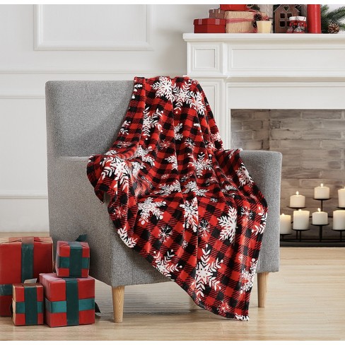 Blue Plaid Throw Blanket : Target