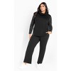 Avenue Women's Plus Size Sunday Sweat Top - 4 of 4