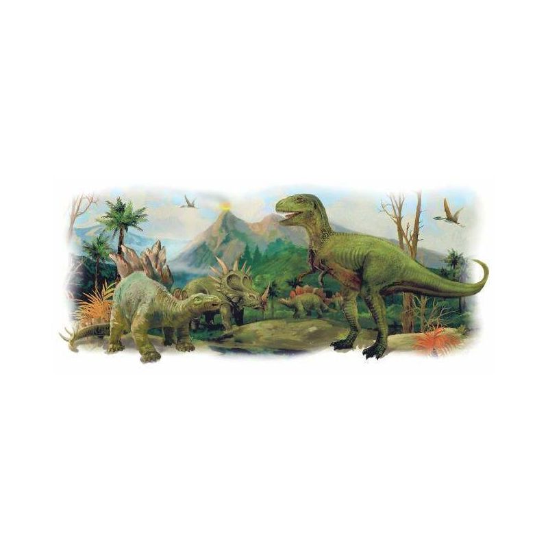 Giant Dinosaurs Scene Peel and Stick Wall Graphic - RoomMates, 4 of 6