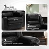 Grungis Faux Leather Massage Chairs,Recliner Chairs with 8-Point Massage and Lumbar Heating for Living Room - 4 of 4