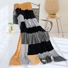 Slickblue Multi-Stripe Coral Fleece Throw, 59x78.7 inches, Warm & Comfortable for Bedroom & Living Room, 5 Color Options - 2 of 3