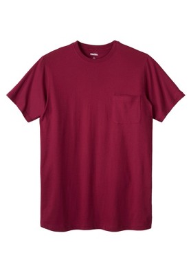 KingSize Shrink-Less Lightweight Pocket Crewneck T-Shirt
