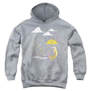 Boys’ Adventure Time Lady In The Rain Hooded Sweatshirt - 1 of 4