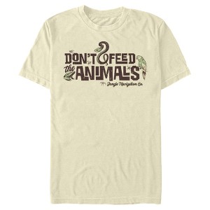 Men's Jungle Cruise Don't Feed The Animals Logo T-Shirt - 1 of 4