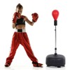 Dexmalle Free Standing Punching Bag with Stand and Boxing Gloves - 4 of 4