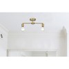 Elegant Lighting Zane 21.5 Inch Flush Mount in Satin Gold - 2 of 4