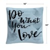 Abc Art 16 X 16 Decorative Throw Pillow by Trademark Fine Art - 4 of 4