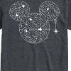 Men's - Disney - Mickey Spider Web Design Short Sleeve Graphic T-Shirt - 2 of 4