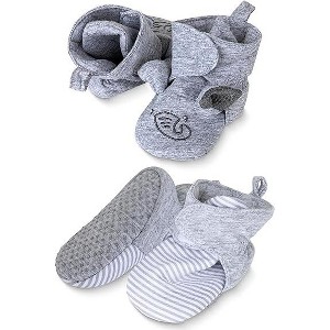 Rising Star Baby Girls & Boys Booties, Non Slip Grippers Slippers for Infants Ages 0-12 Months - 1 of 1