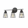 Millennium Lighting 3 - Light Vanity in  Matte Black - 2 of 4