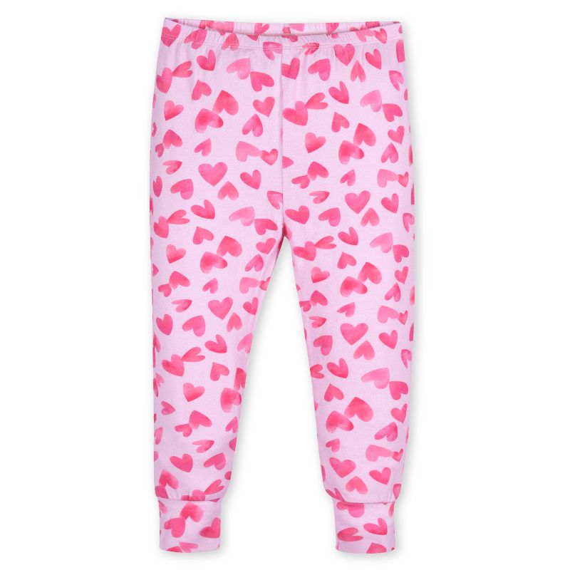 Gerber Infant & Toddler Girls' Buttery Soft Snug Fit Pajama Set, 3 of 5