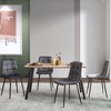 CENGHU Mid-Century Dining Chairs Set of 4, Velvet Accent Chairs for Kitchen, Living Room - 2 of 4