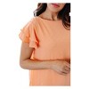 Women's Swiss Dot Ruffle Sleeve Top - Reborn J - 3 of 3