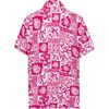 LA LEELA Men's Beach Hawaiian Short Sleeve Overshirt for Men - 2 of 3