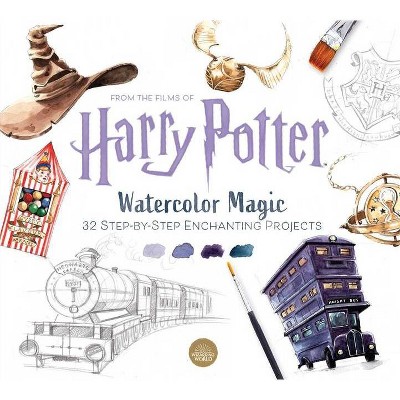 Harry Potter Watercolor Magic - by  Tugce Audoire (Paperback)