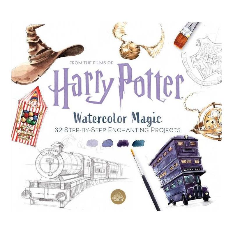 Harry Potter Watercolor Magic - by  Tugce Audoire (Paperback), 1 of 2