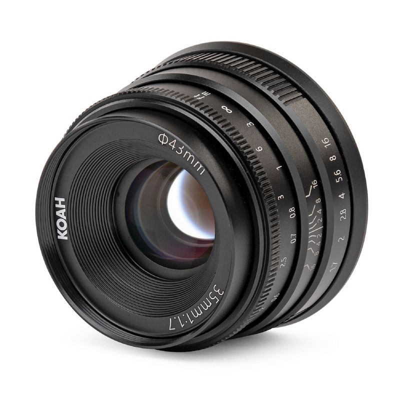Koah Artisans Series 35mm f/1.7 Manual Focus Lens for Micro Four Thirds (Black), 3 of 4