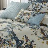 Casablanca 300tc Cotton Sateen Floral Printed Oversize Duvet Cover Set 5pc - Tribeca Living® - 3 of 3