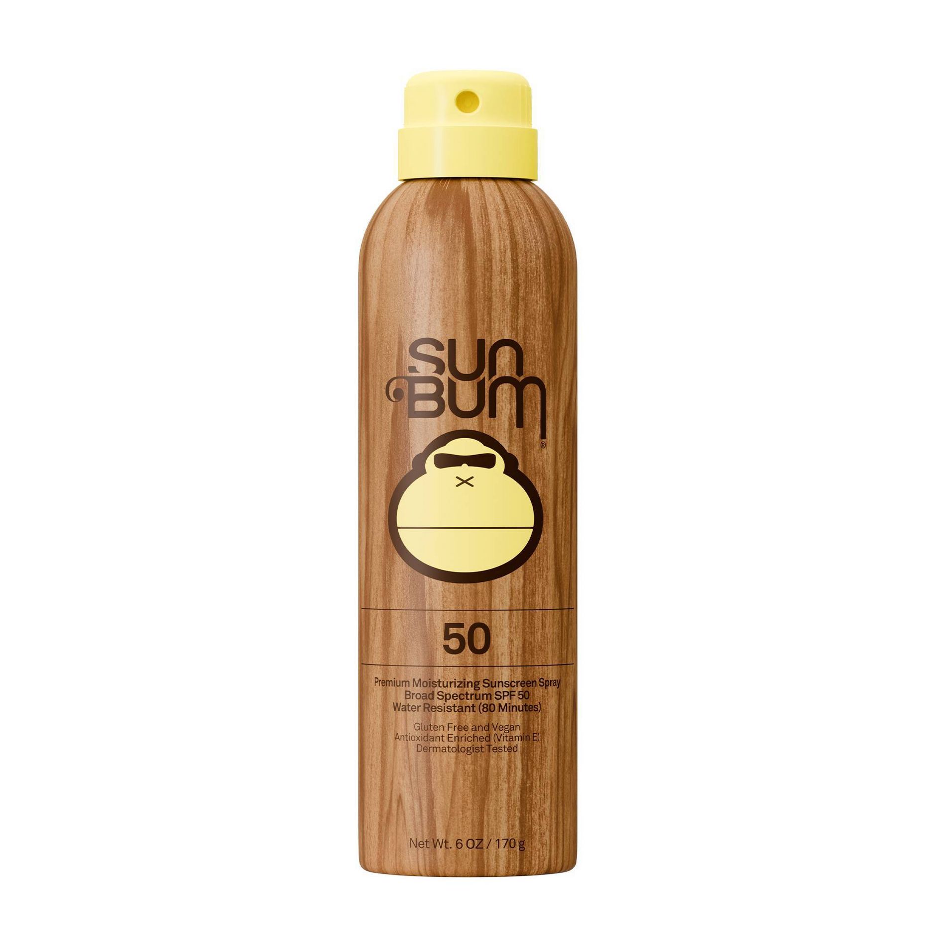 Sun Bum Original Sunscreen Spray - SPF 50 - 6oz: Whole Body, Hypoallergenic, Vegan, Scented