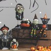 Transpac Resin Hooded Witch and Cauldron Figurine Set of 2 Halloween Decorative Objects for Indoor Tabletop Decor - 4 of 4