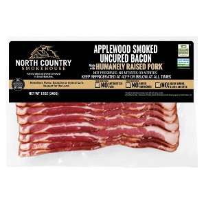 North Country Smokehouse USDA Uncured Certified Humane Bacon - 12oz - 1 of 4