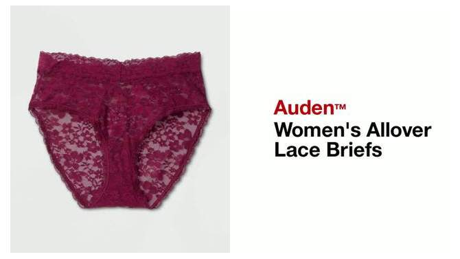 Women's Allover Lace Briefs - Auden™, 2 of 8, play video
