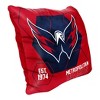 NHL Washington Capitals Firm Density Connector Velvet Reverse Pillow - 2 of 3
