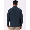 INSPIRE CHIC Men's Stand Collar Full Zip Long Sleeve Plush Fleece Winter Jacket - 3 of 4