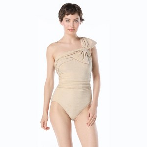 Carmen Marc Valvo Bow One Piece - 1 of 3