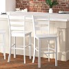 Taylor & Logan Set of 2 Laurel Wooden Ladderback Barstools - 2 of 4