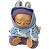 Doll Clothes Superstore Blue Hooded Sweatshirt for 17.5 cm Labubu Dolls – Sitting & Standing Styles - 3 of 4