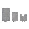 Lilly Crochet Collection 100% Cotton Tufted Reversible 3-Piece Bath Rug Set – Super Absorbent, Machine Washable Bathroom Mats with Crochet Pattern - 2 of 4